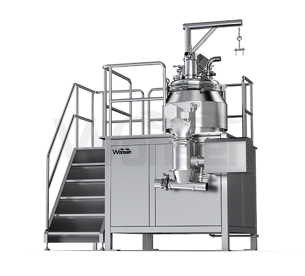 Rapid mixing granulator